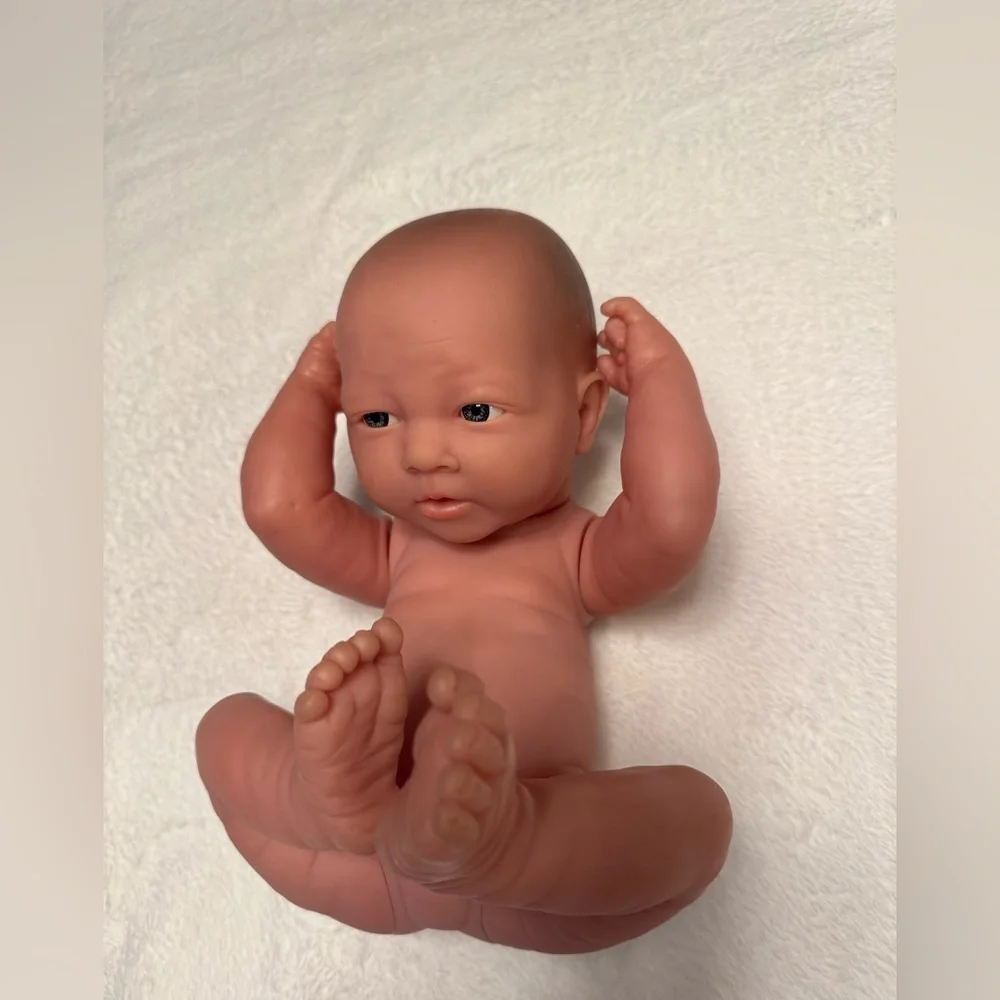 Berenguer Vinyl Newborn Doll Baby Girl Realistic Lifelike Blue Eyes 22-07 14